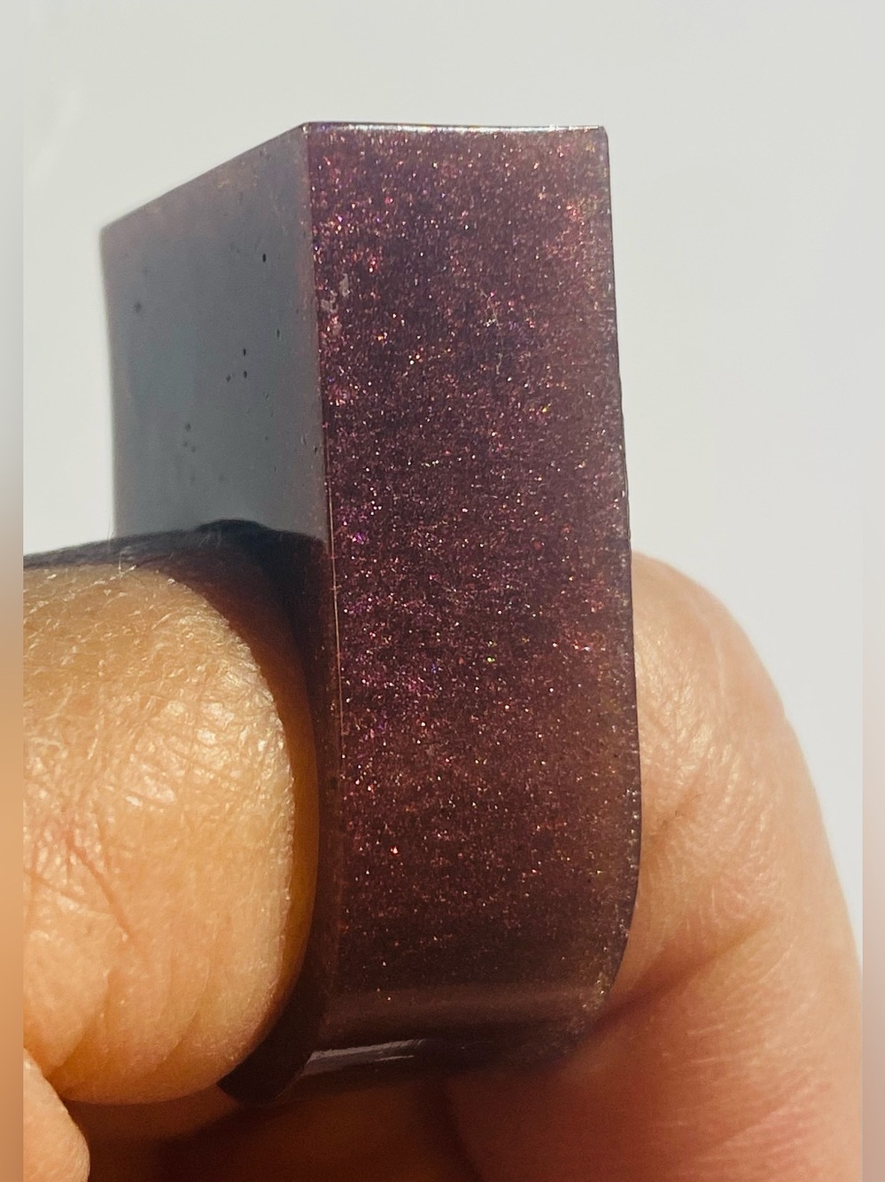 Chunky Resin Wide Band Ring